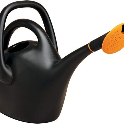 Easy Pour Watering Can, 2.6 Gallon, Black
