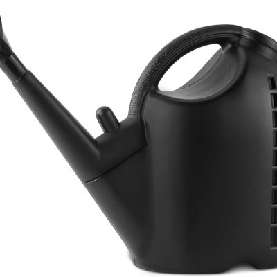 Watering Can, Black, 2.64 Gallon Capacity