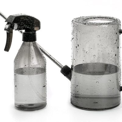 Watering Can Indoor, Small Watering Cans for House Plants, Succulents and Flowers, Long Spout, 1 Liter, with Bonus Plant Mister Spray Bottle